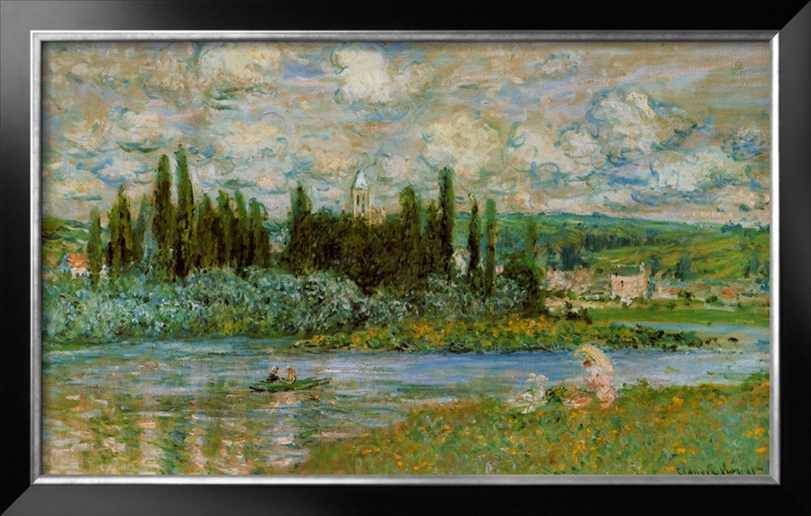 The Seine River - Claude Monet Paintings